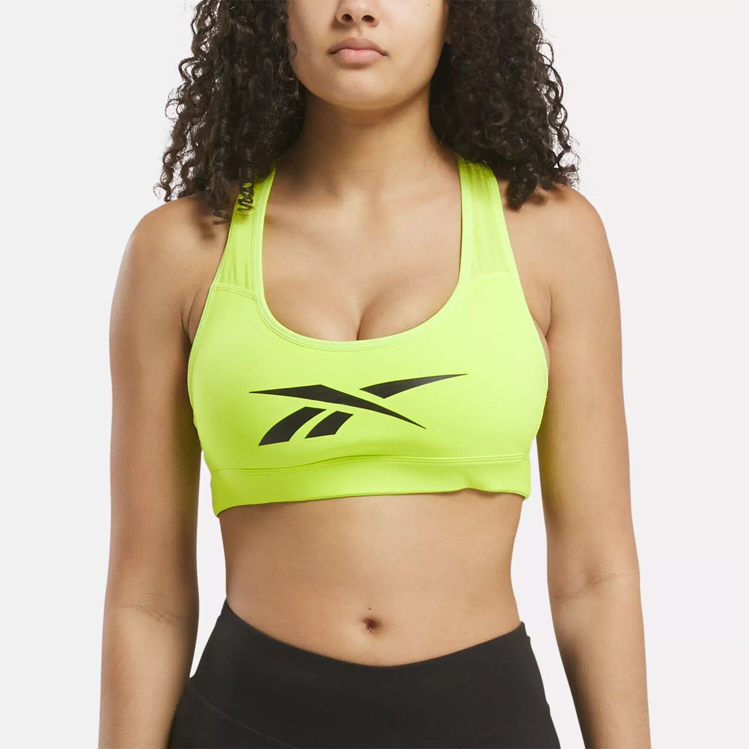 

Спортивный бюстгальтер Lux Vector Racer Reebok, кислотно-желтый
