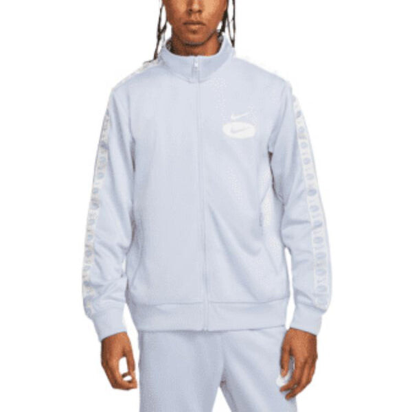 Куртка Men's Nike Sportswear Swoosh League Colorblock Zipper Casual Jacket Blue, мультиколор — фото 3