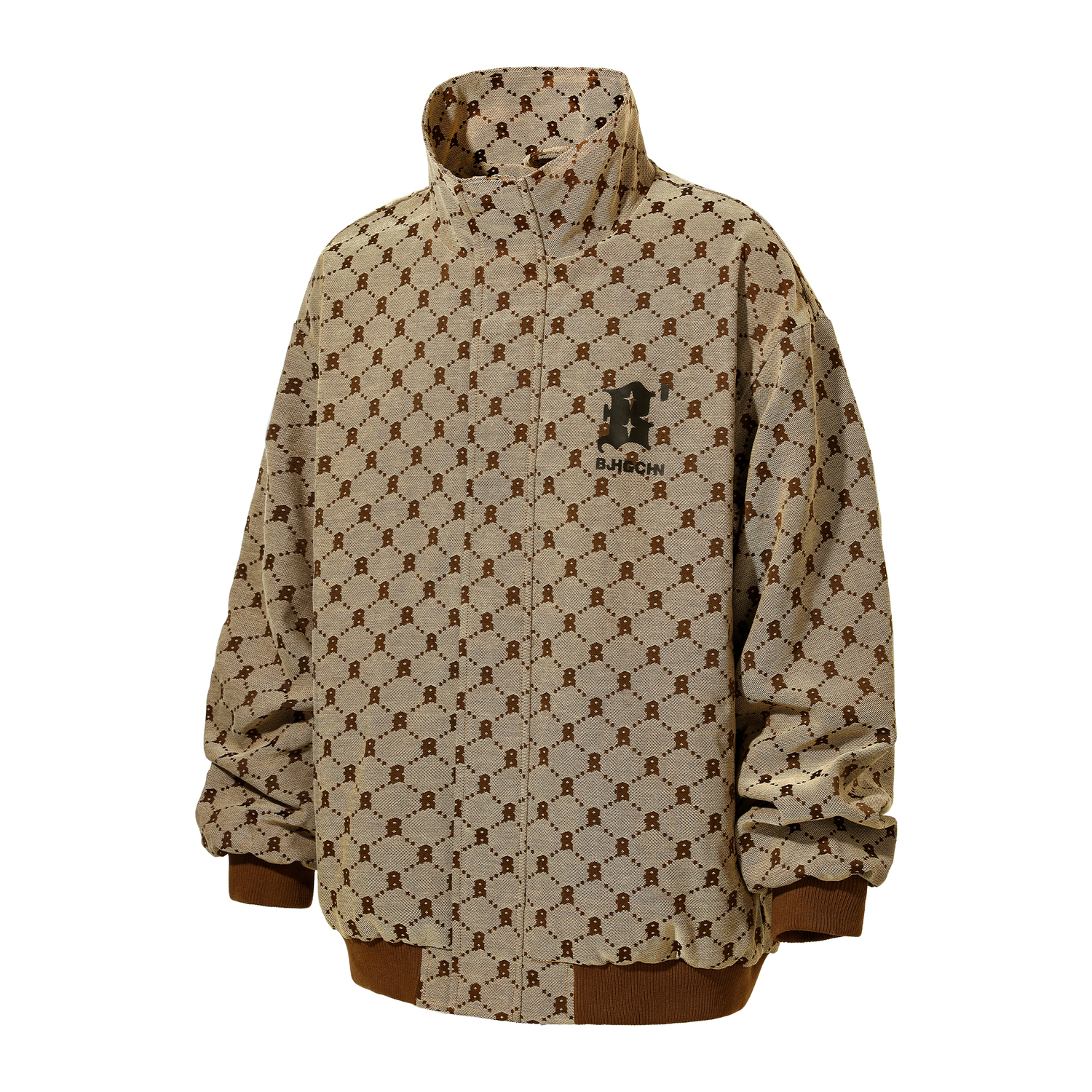 

Куртка унисекс кокосово-мокка коричневая BJHG, Белый, Куртка унисекс кокосово-мокка коричневая BJHG