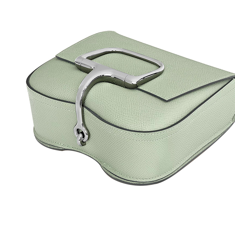 

HERMES Сумка через плечо Della Cavalleria Epsom Calfskin Crossbody Bag, женская, цвет Bubble Green