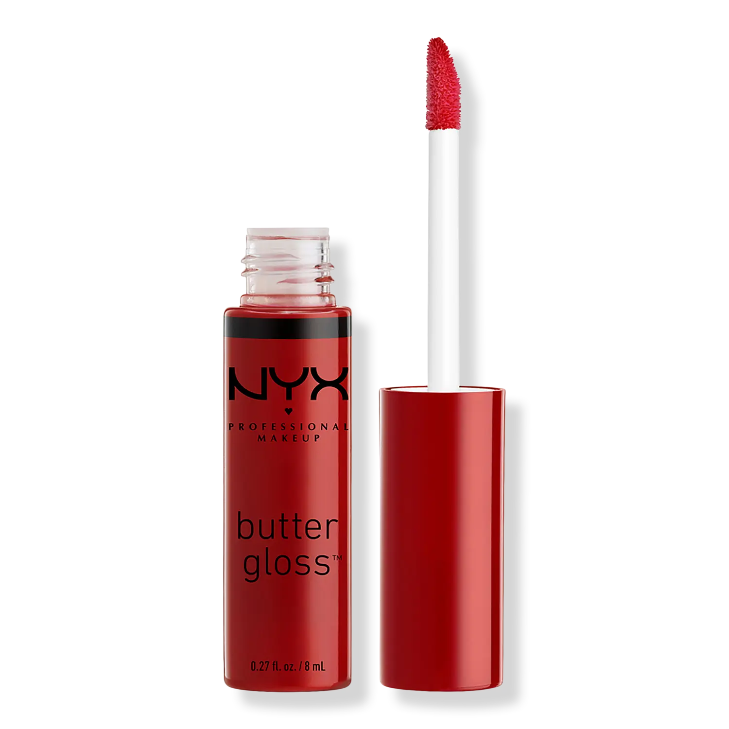 

Нелипкий блеск для губ Butter Gloss NYX Professional Makeup, Red Velvet (deep red)