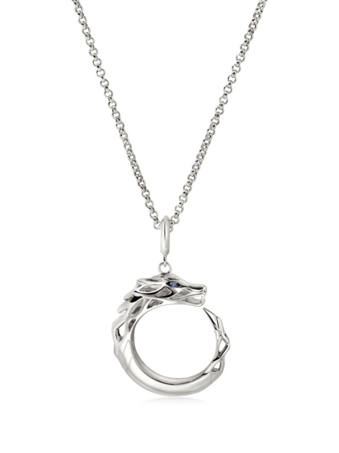 

Серебряное колье Naga с сапфирами John Hardy, серебряный