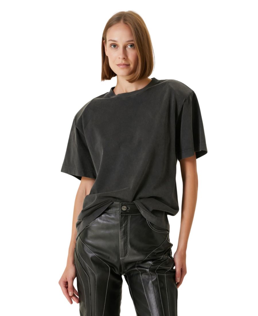 

Женская футболка с графическим принтом PCFG, Jet black, Черный, Женская футболка с графическим принтом PCFG, Jet black