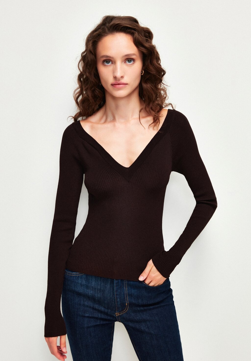 

Свитер Long Sleeve adL, коричневый
