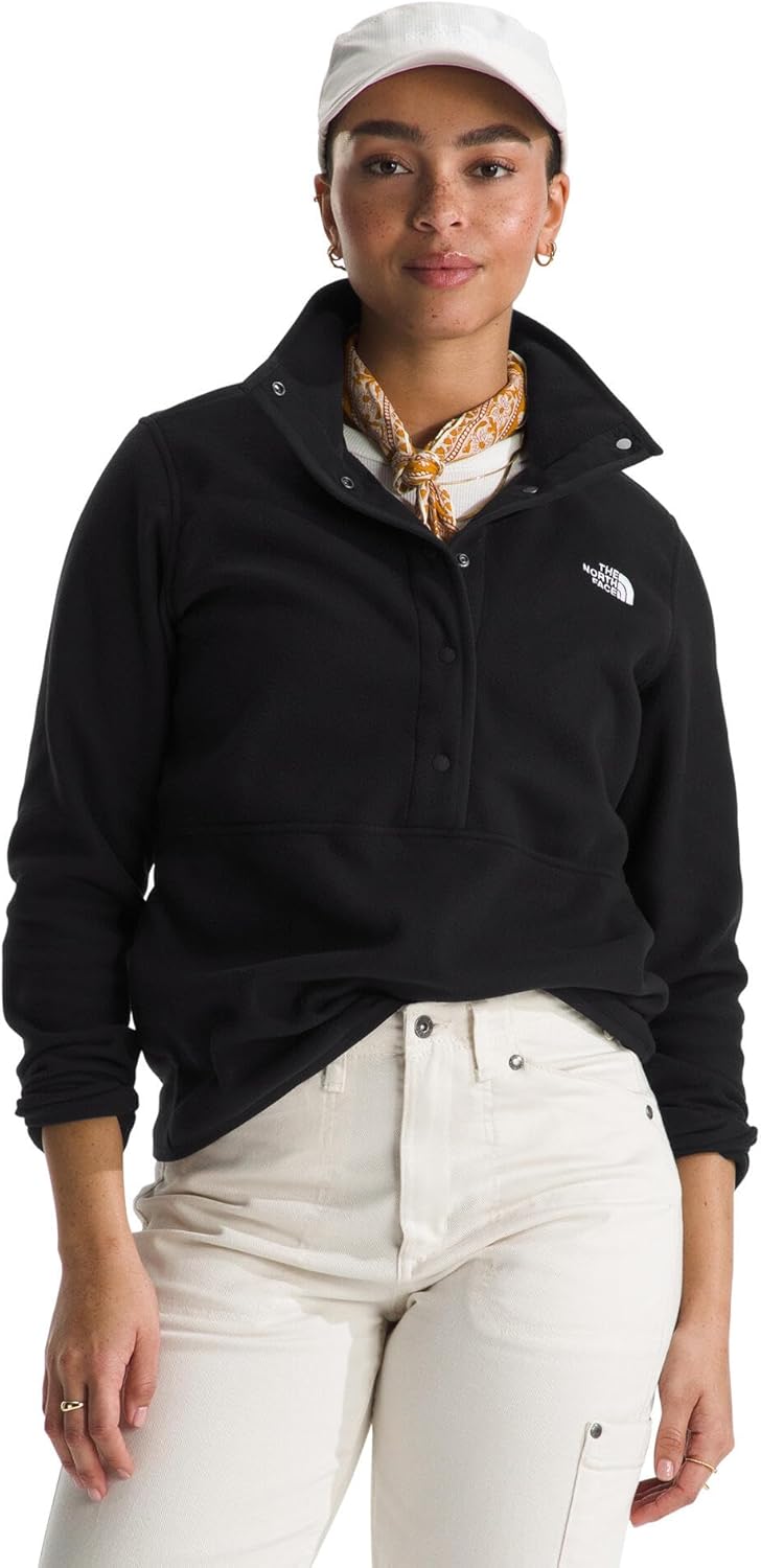 

The North Face Женская флисовая кофта Glacier с частичной застёжкой на кнопках, Tnf Black