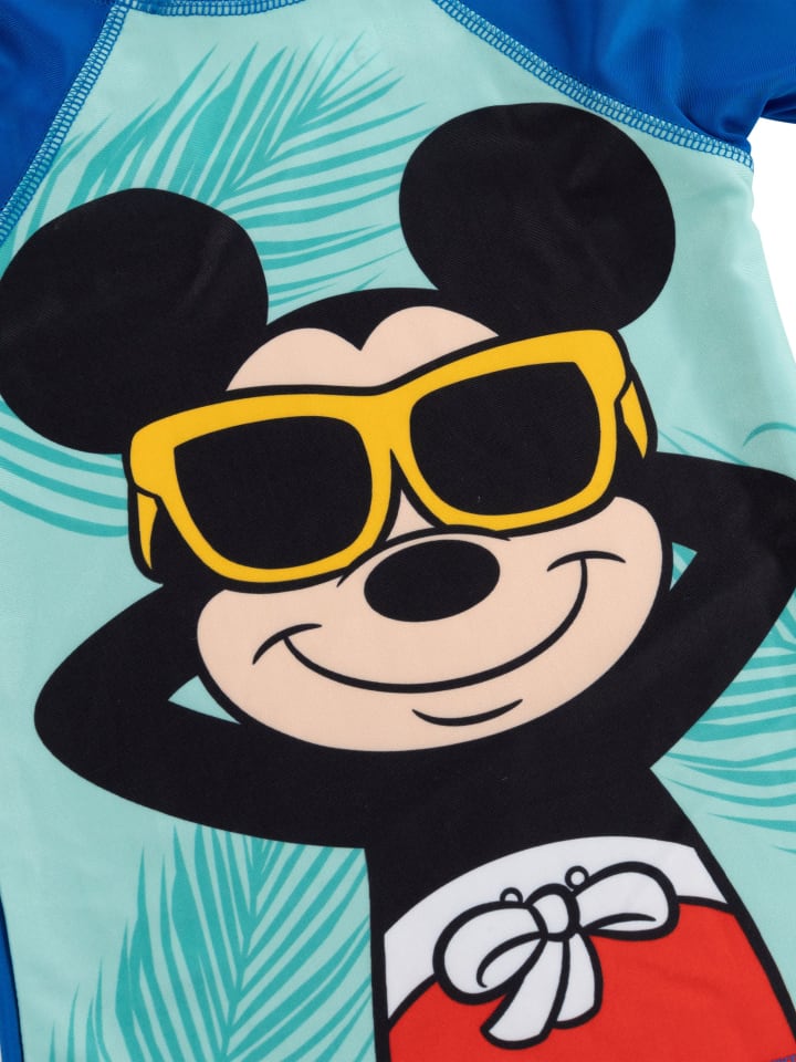 Купальник Disney Mickey Mouse с защитой от ультрафиолета 50, рубашка с длинными рукавами, синий цвет MICKEY — фото 4