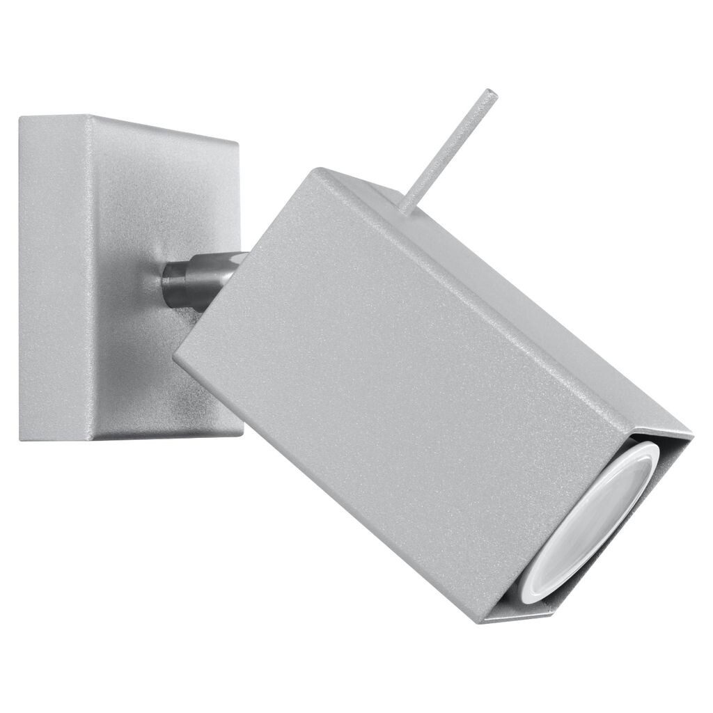 

Настенный светильник MERIDA 1 серый 1xGU10 40Вт сталь 8x16x8см Sollux Lighting