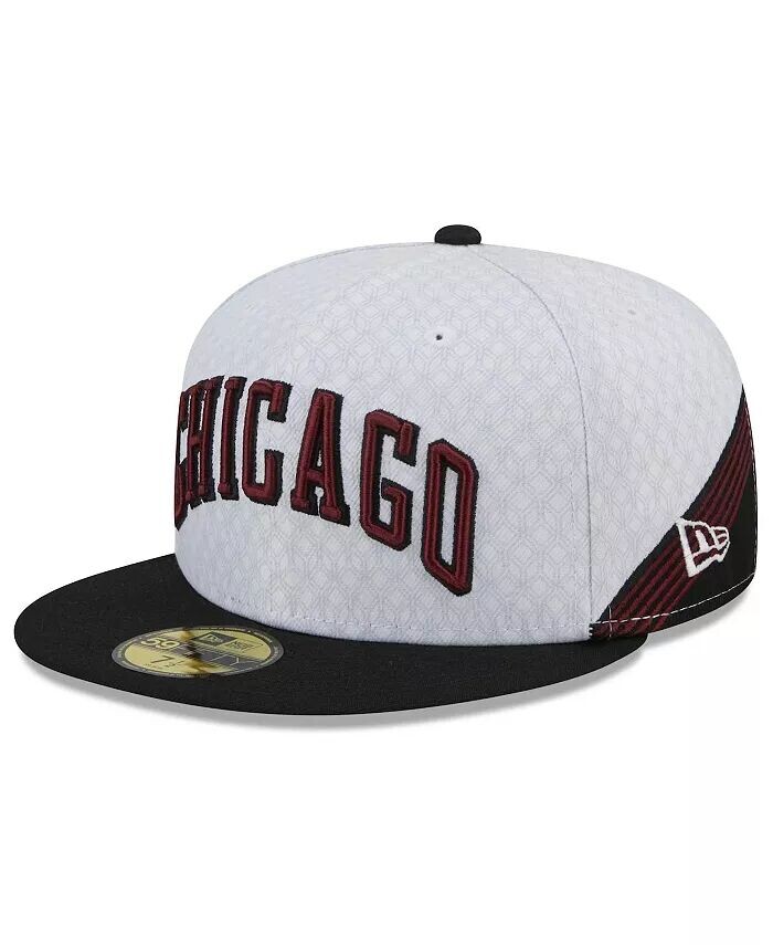 

Мужская черная приталенная кепка Chicago Bulls City Edition 2022/23 Official 59FIFTY New Era, черный