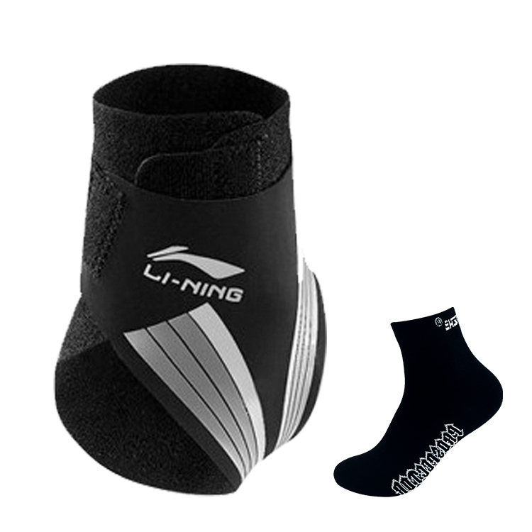 

Универсальный голеностопный бандаж из полиамида, полиэстера и эластана LINING, черный