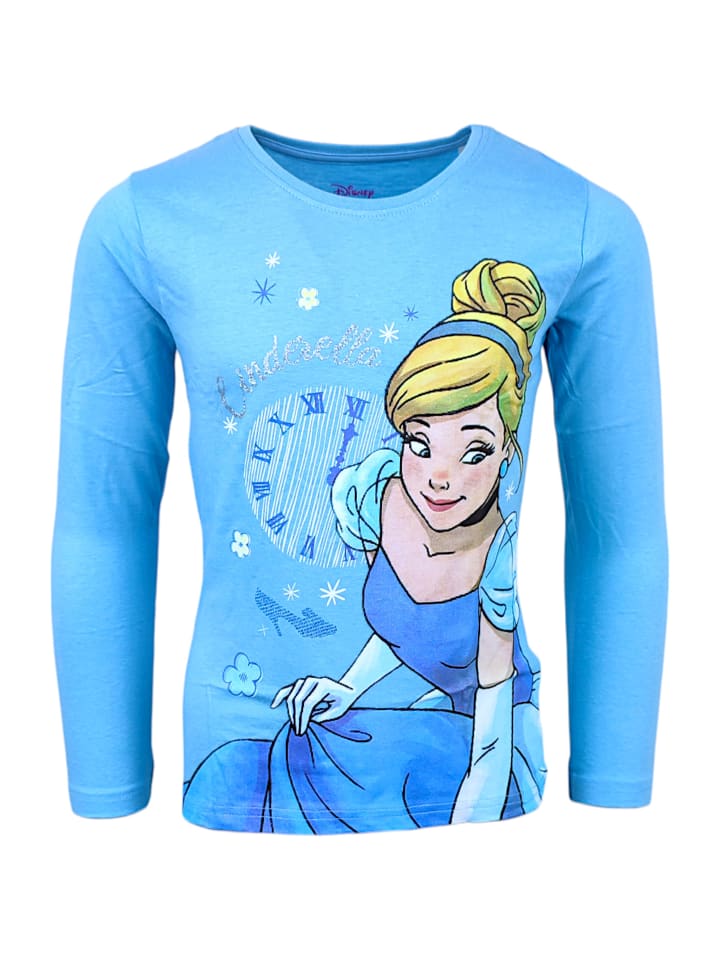 

Рубашка с длинным рукавом Disney Princess, светло-синий