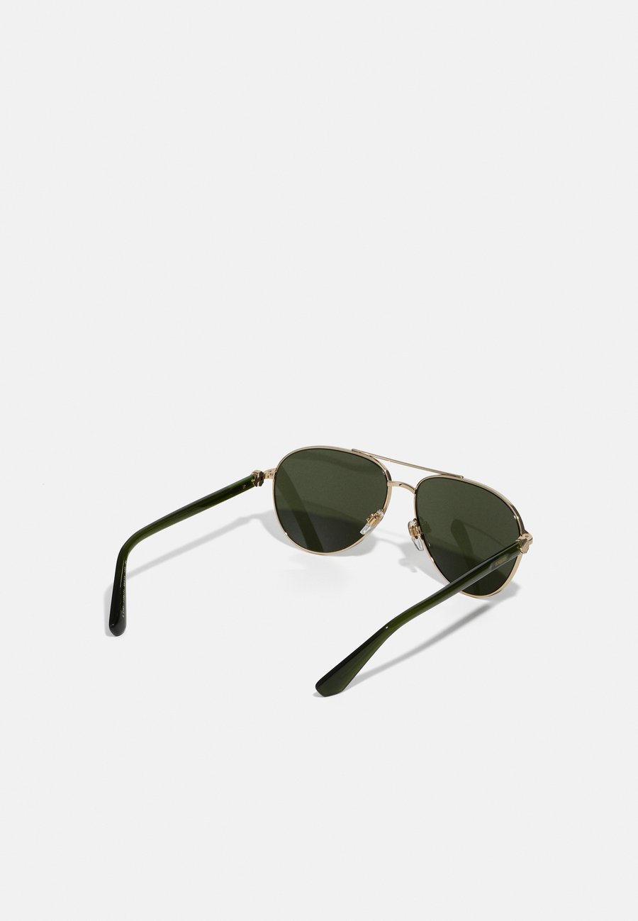 Солнцезащитные очки Burberry UNISEX, Light Gold-Coloured / Dark Green/Gold-Coloured — фото 2