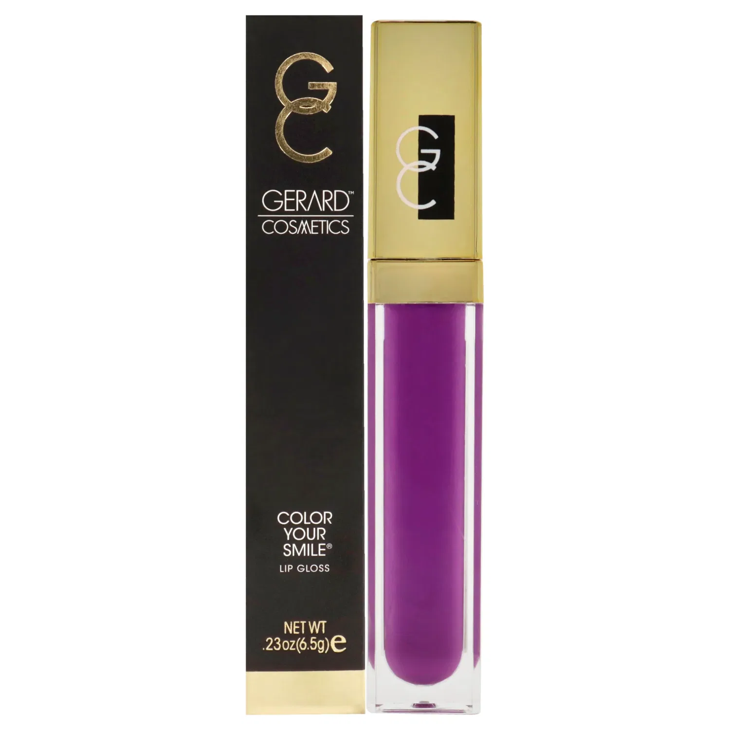 Блеск для губ Color your Smile Lighted Lip Gloss - Wild Orchid от Gerard Cosmetic для женщин - 0,23 унции, прозрачный/прозрачный