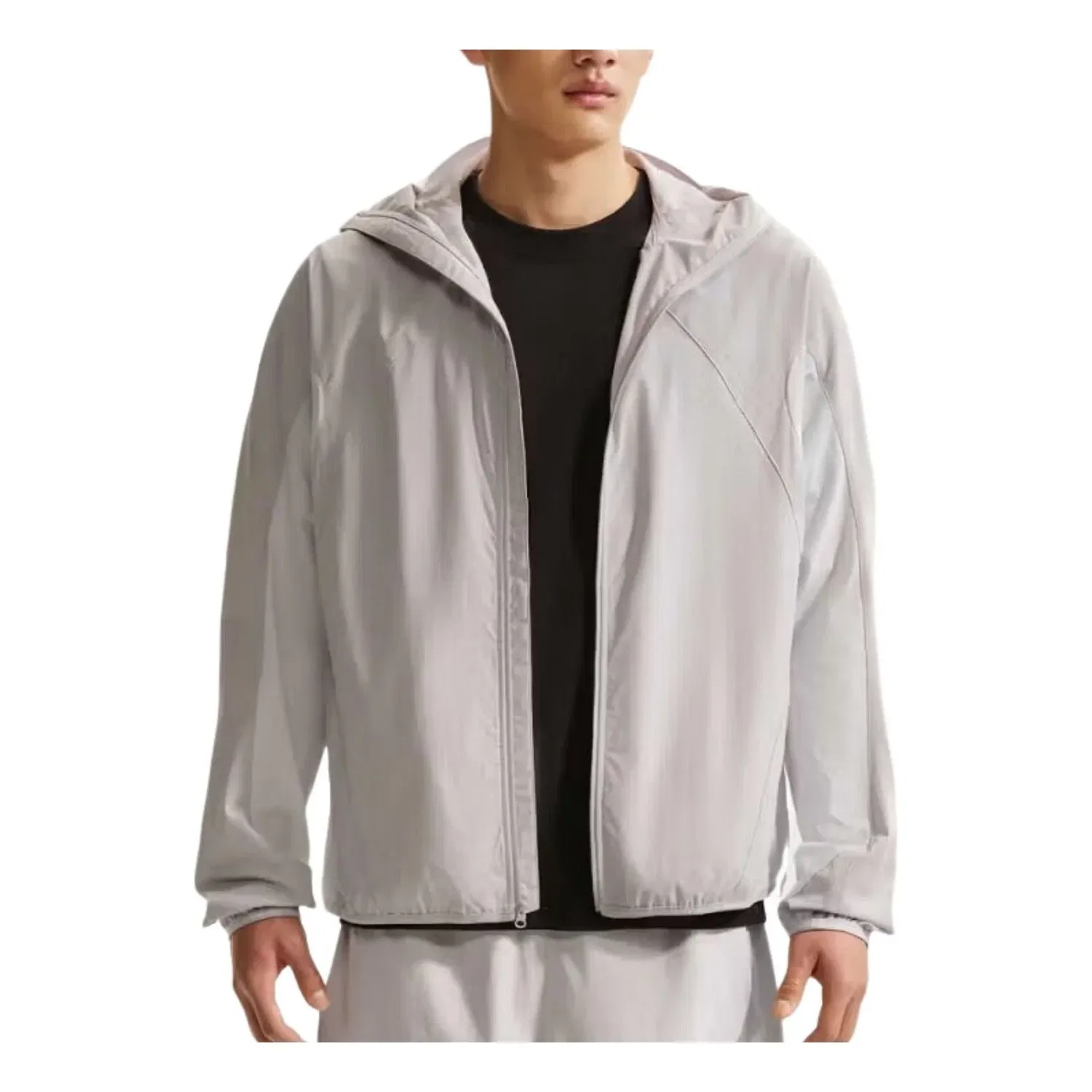 Куртка Nike Tech Helios Dri-FIT Shell Jacket 'Grey Fog Off White Black' IF0904-097, серый