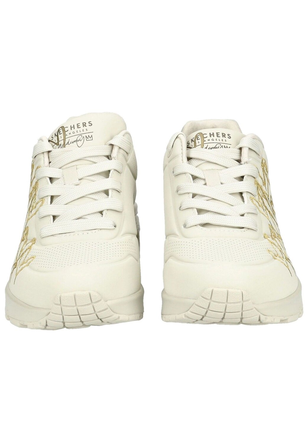 Кроссовки из искусственной кожи SKECHERS, цвет Beige/gold — фото 3