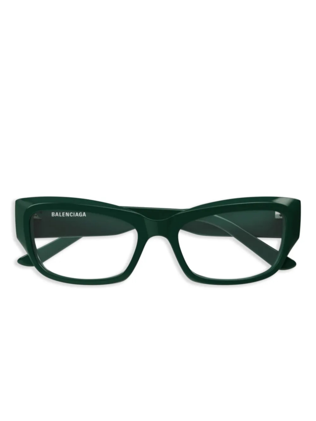 

Очки с оптической линзой «кошачий глаз» Balenciaga Eyewear, зеленый