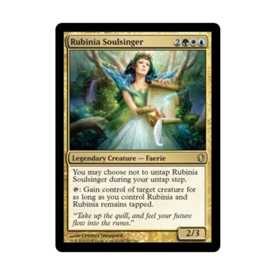 

CCG Рубиния Певица душ ( клавиша R), MTG - Commander 2013
