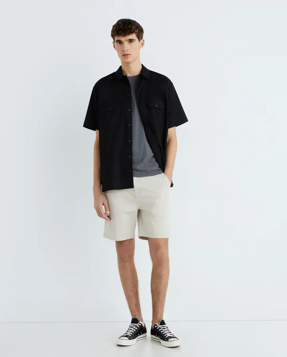 

Мужская спортивная рубашка Classic Fit с коротким рукавом Dickies, черный