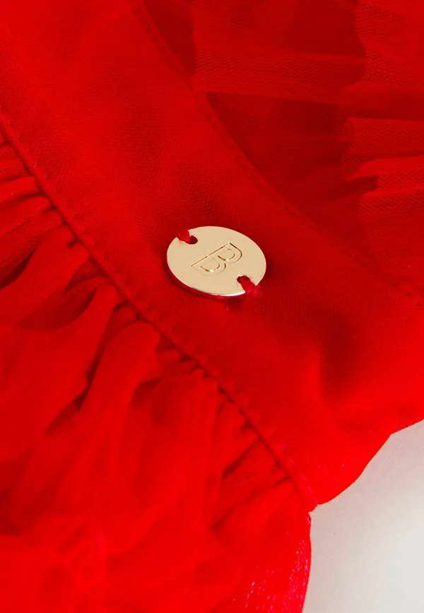 Коктейльное платье/вечернее платье прямого кроя с завязками Baker By Ted Baker, Red — фото 4