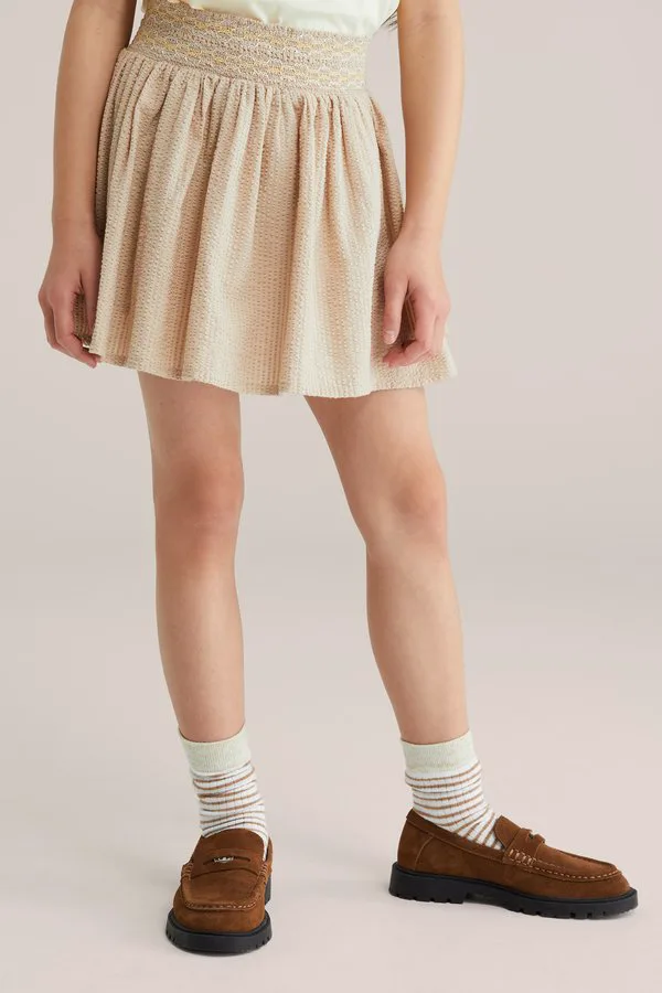 Юбка а-силуэта We Fashion, Beige — фото 4
