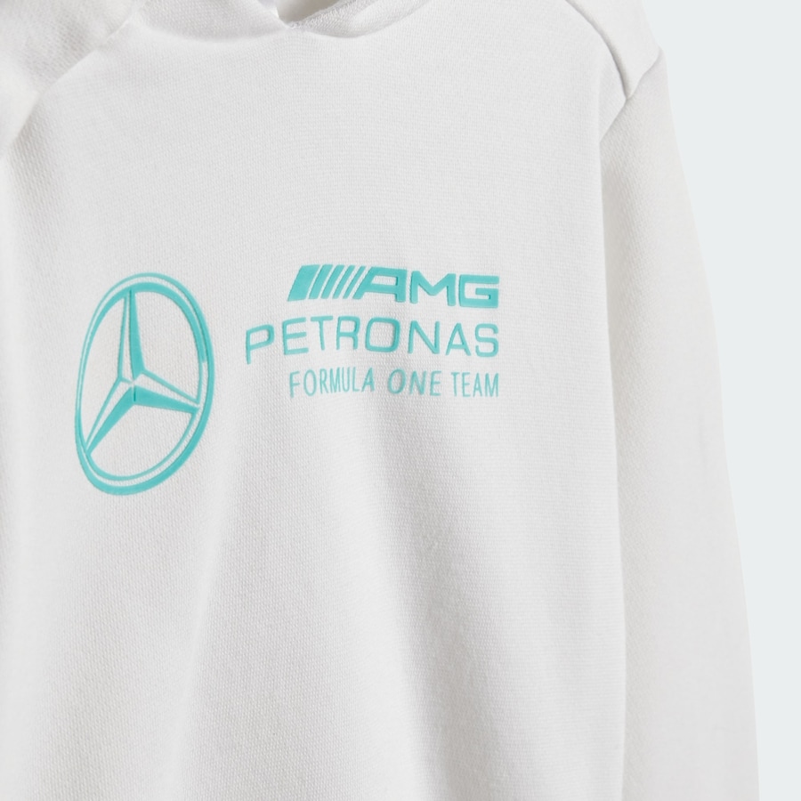 Спортивный костюм ADIDAS PERFORMANCE MERCEDES - AMG PETRONAS FORMULA ONE TEAM DNA BABY JOGGER LONG, белый — фото 4