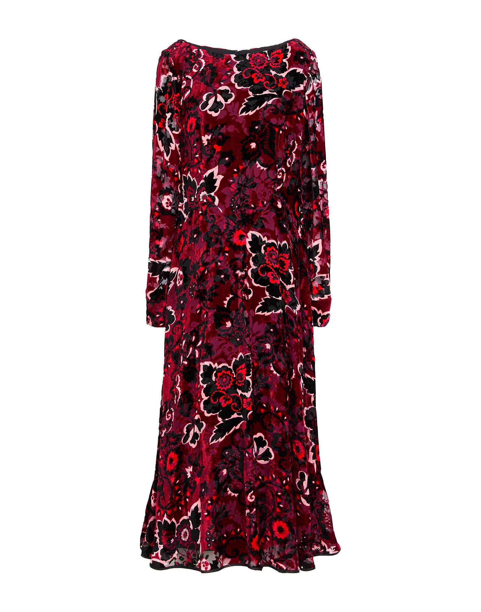 

Платье миди Talbot Runhof, бордовый