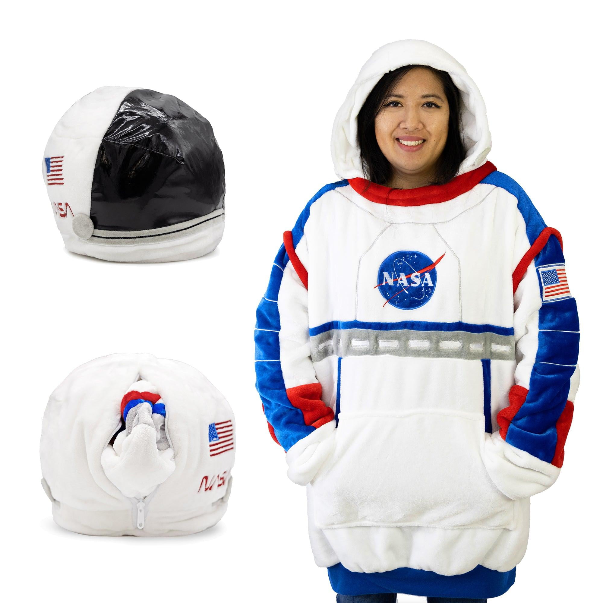 

Одеяло с капюшоном и подушкой Astronaut Snugible 2-в-1 Plushible, белый