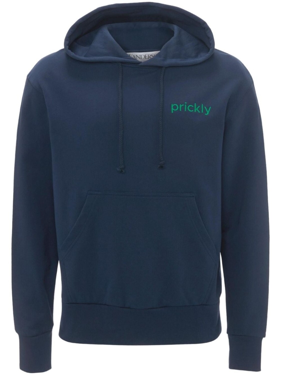 

JW Anderson худи Prickly с надписью, синий