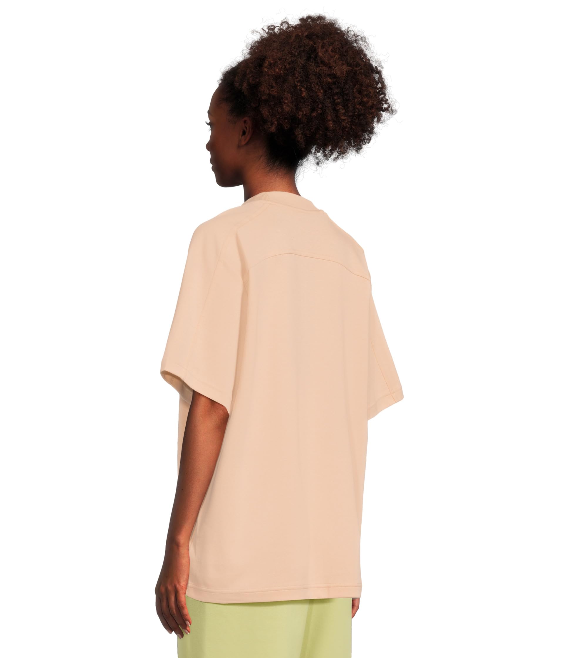Футболка adidas by Stella McCartney Loose T-Shirt JW4525, цвет Soft Powder — фото 3