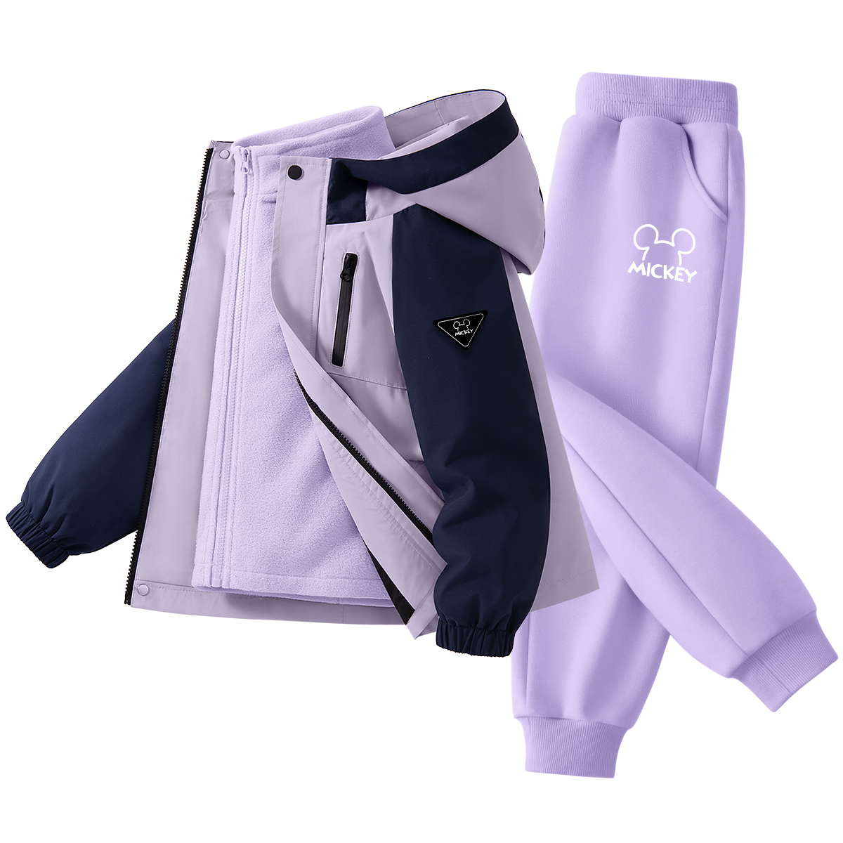 

Детская повседневная спортивная одежда Disney, фиолетовый