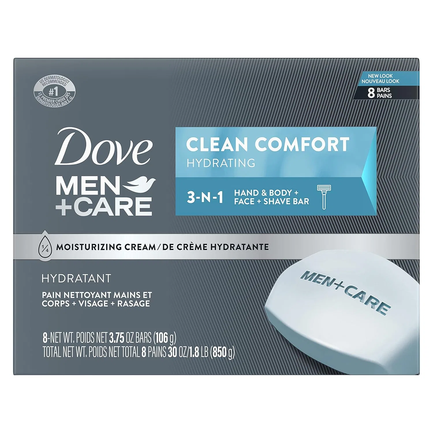 Мужское мыло для тела и лица «Clean Comfort» от Dove Men+Care Dove Men + Care