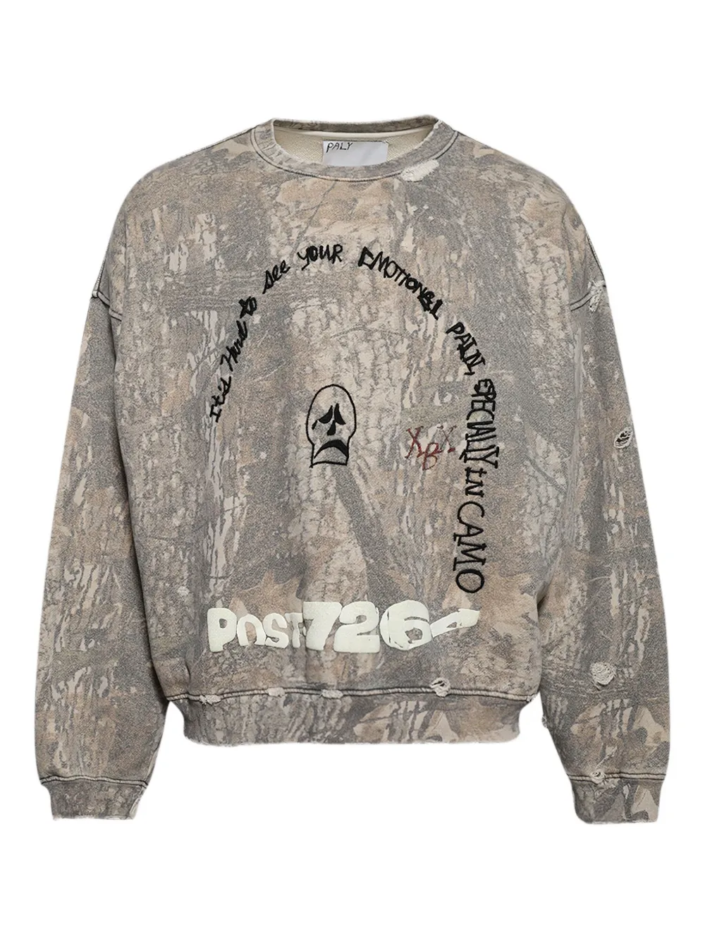 

Толстовка Emotional Pain Paly, нейтральный