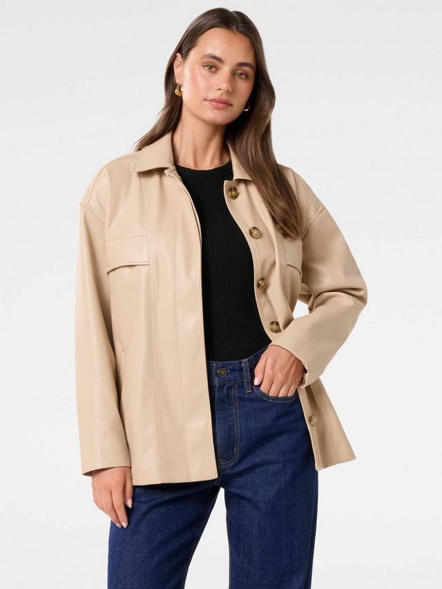 

Карли шакет на поясе из искусственной кожи Forever New, Quicksand