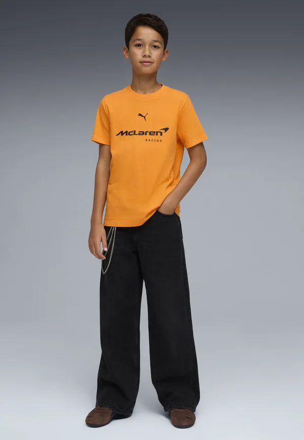 Футболка с крупным логотипом mclaren racing Puma, Papaya