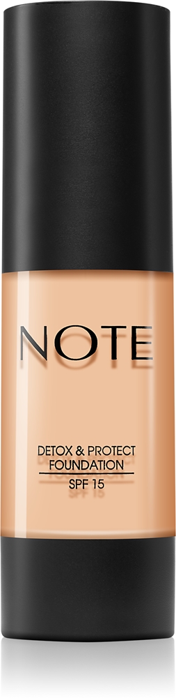 

Матирующая жидкая тональная основа Detox & Protect SPF 15 Note Cosmetique, atspalvis 01 beige 30 мл