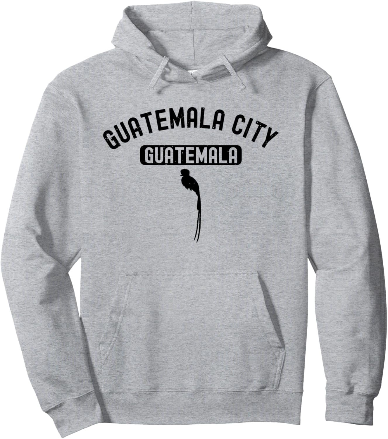 

Толстовка Guatemala City Chapin Quetzal Antigua Guatemala Flores Tikal 502 Chapin Tees, серый