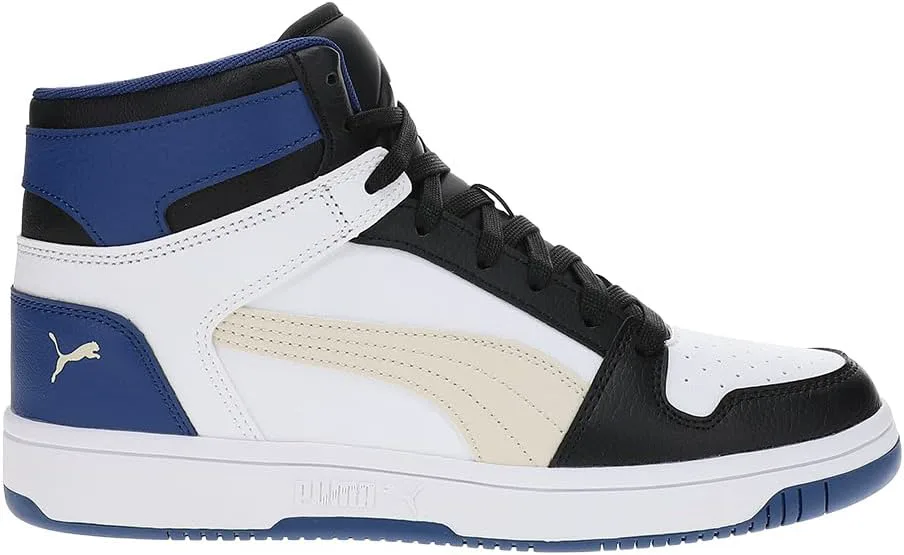 Мужские кроссовки PUMA Rebound Layup Rcl High - белые, повседневные, белый