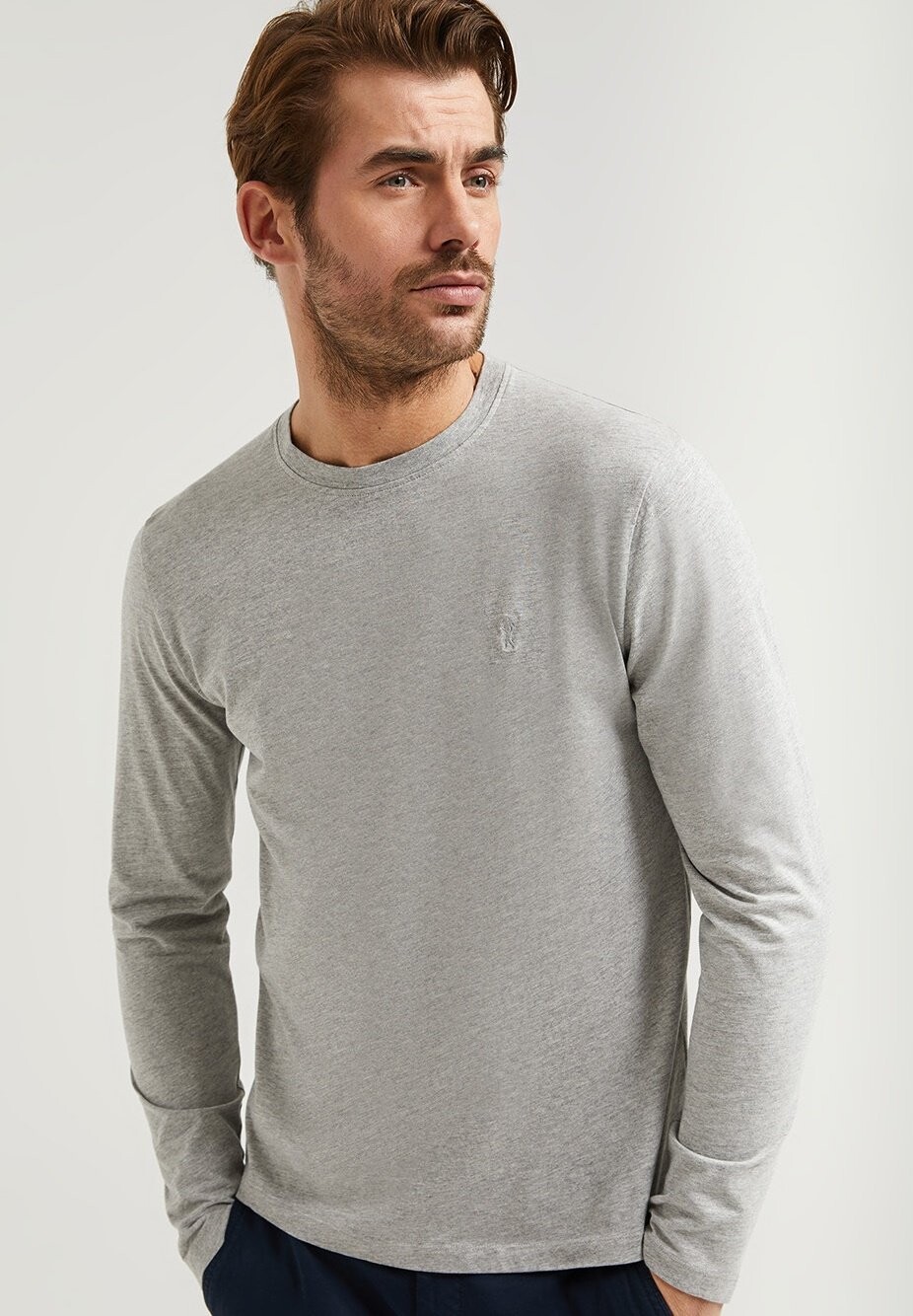 

Топ с длинными рукавами LONG SLEEVE RIGBY GO ML B Polo Club, цвет gray vigore