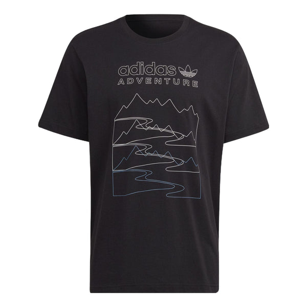 

Футболка adidas originals Adventure Mountain Front T-shirt 'Black', черный