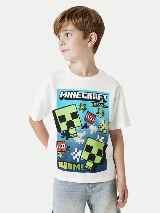 

Футболка стандартного кроя Minecraft 13240871 Name It, белый