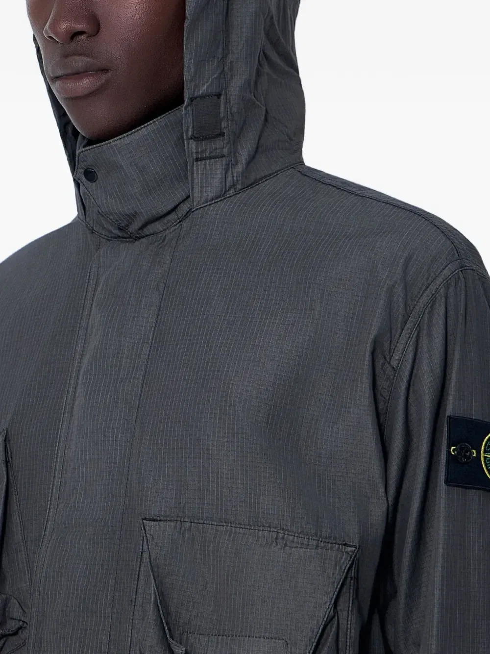 Куртка utility из рипстопа Stone Island, серый — фото 4