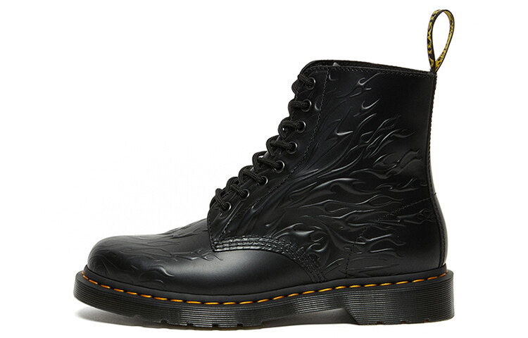 

Ботинки Dr.Martens Unisex 1460 Flames Martin Boots Black, черный