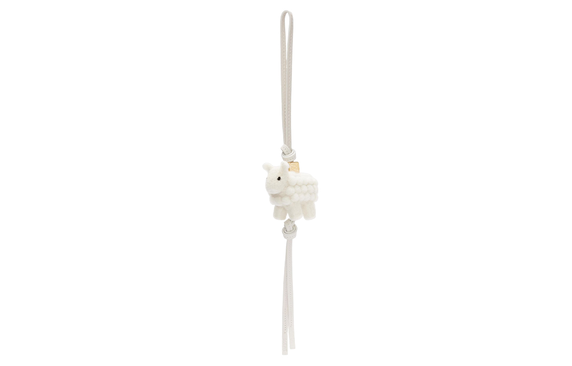 

LOEWE Кожаный кулон из коровьей кожи женский белый, White