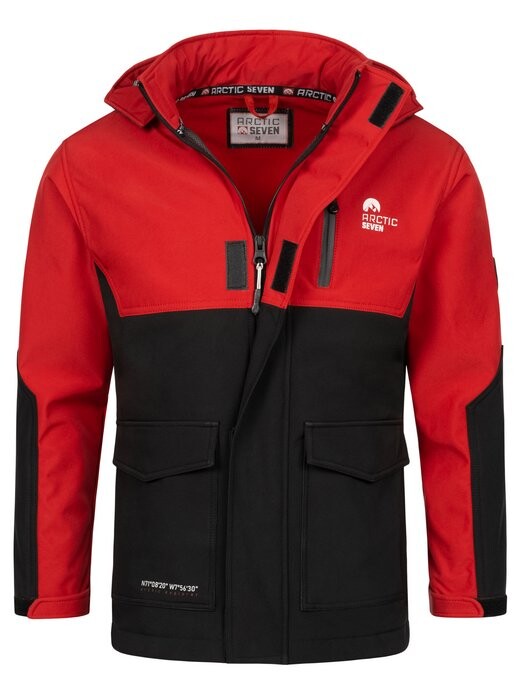 

Куртка asrenaldoo из софтшелла Arctic Seven, красный