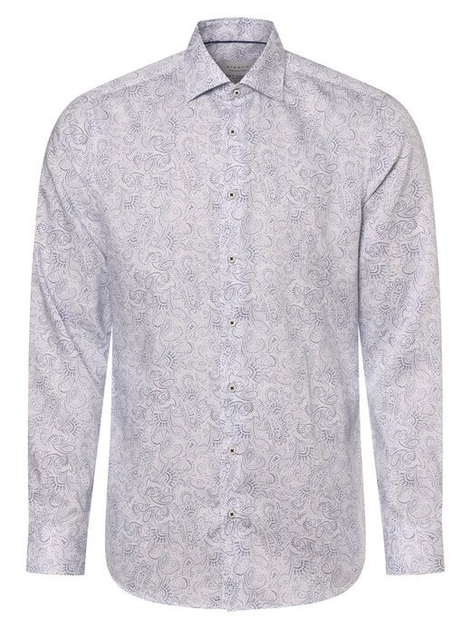 

Негладкая рубашка Eterna Slim Fit, белый