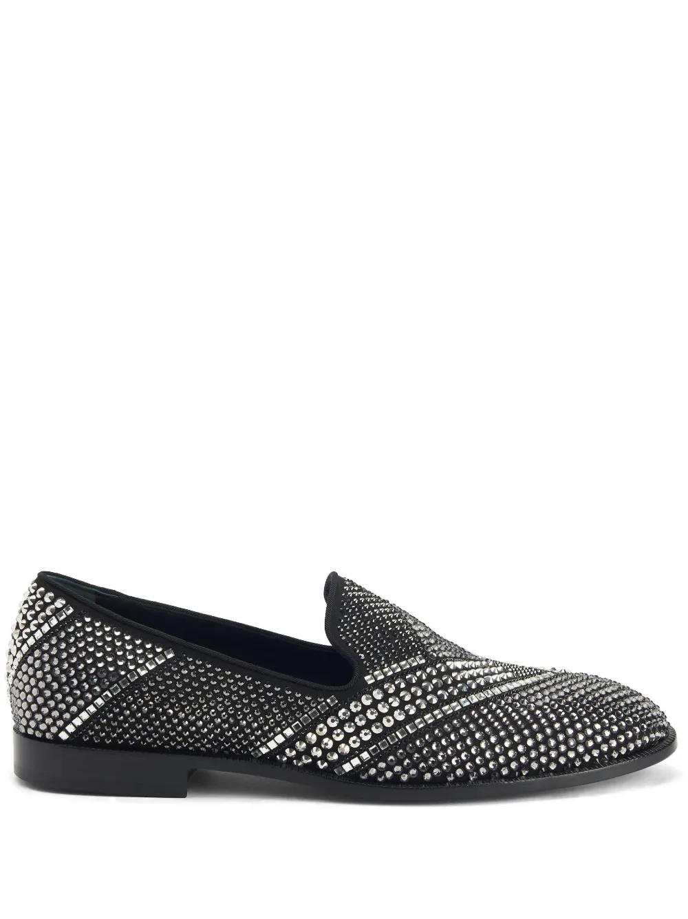 

Лоферы Raimond с кристаллами Giuseppe Zanotti, черный