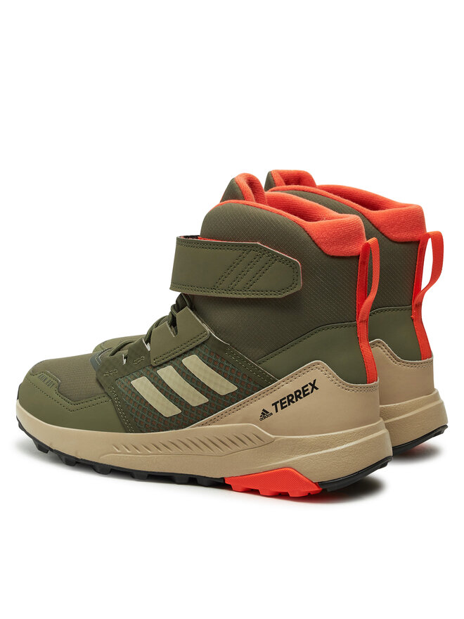 Треккинговые кроссовки Terrex Trailmaker High COLD.RDY ID1144 Adidas, зеленый — фото 3