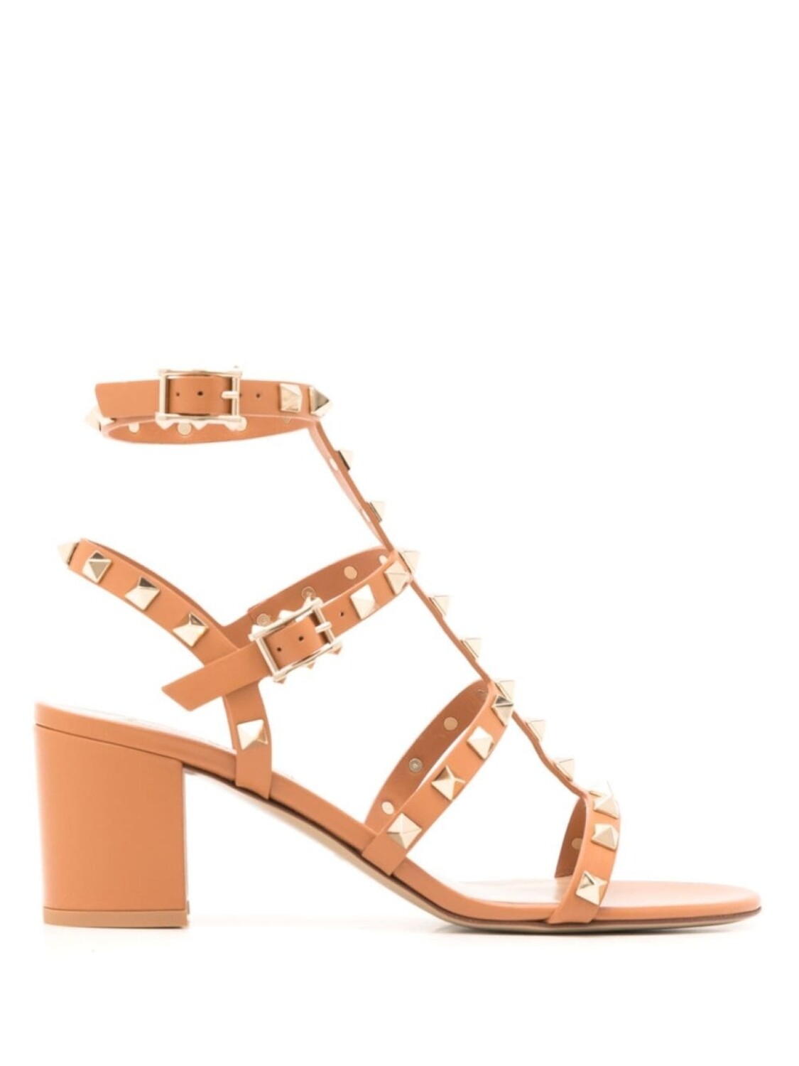 Valentino Garavani босоножки Rockstud 60, оранжевый