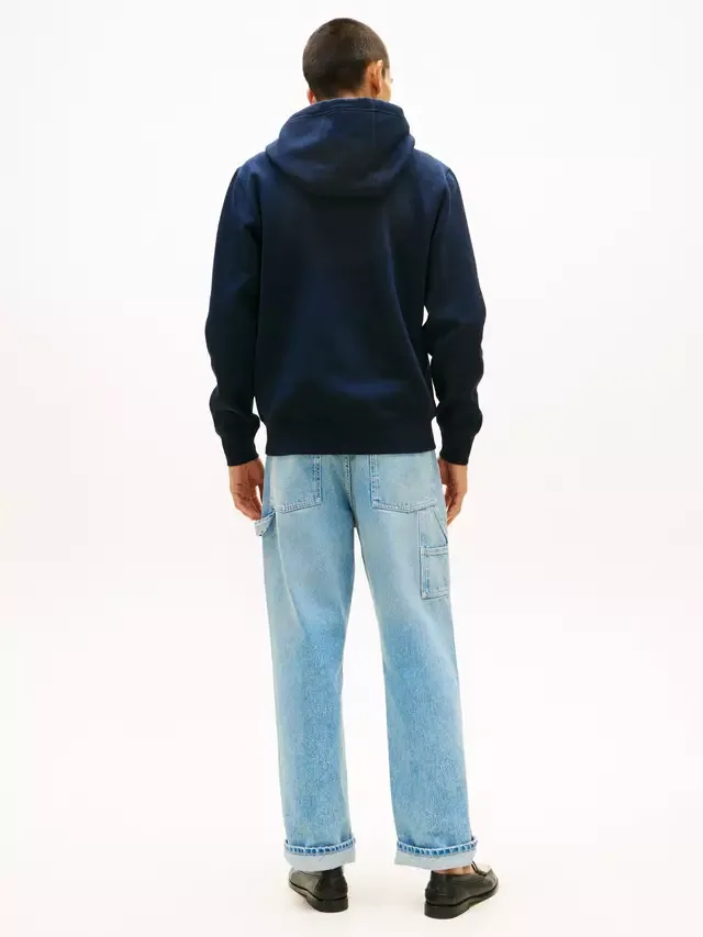 Худи из хлопковой махровой ткани с логотипом Heritage Tommy Hilfiger, Dark Blue — фото 3