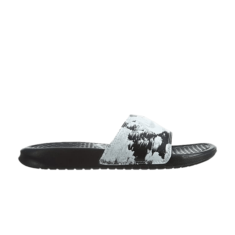 

Сандалии Nike Benassi JDI Print Slide 'Paint Brush - Black White', черный