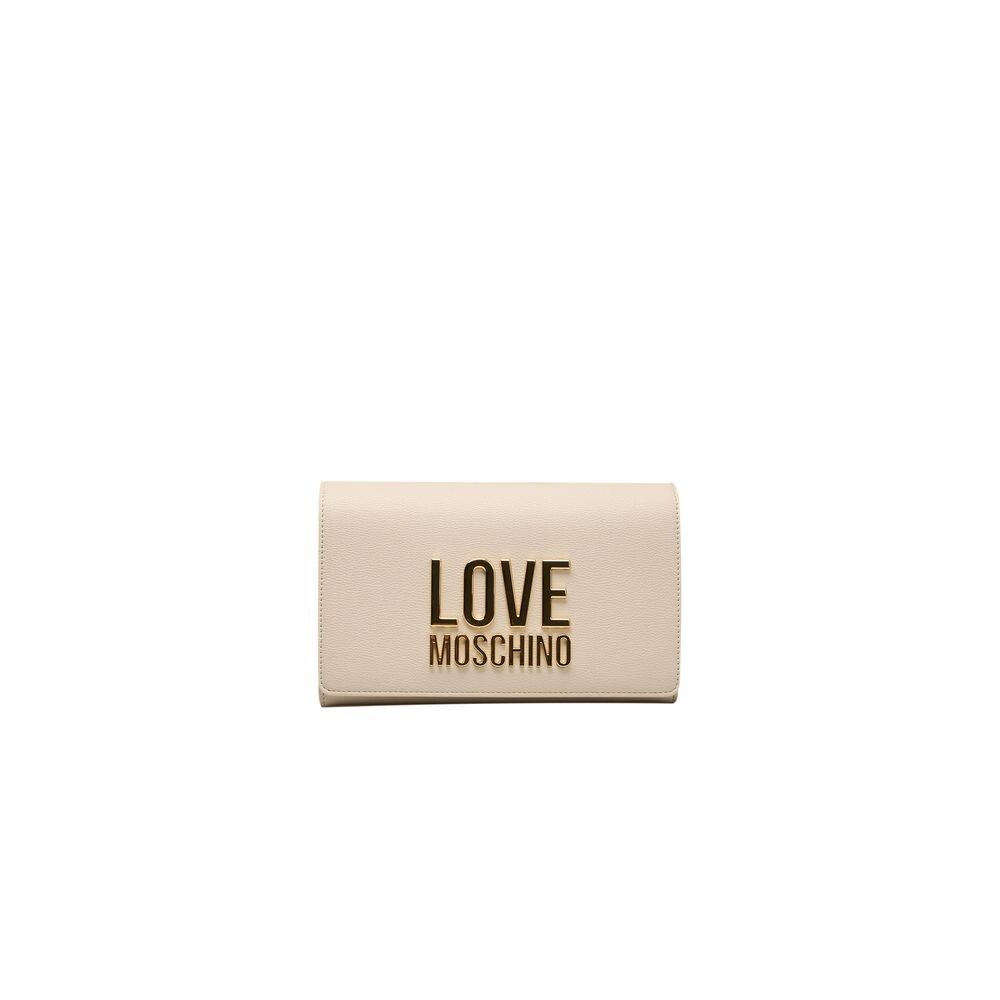 

Бежевая полиэтиленовая женская сумка через плечо LOVE MOSCHINO, Бежевый, Бежевая полиэтиленовая женская сумка через плечо LOVE MOSCHINO
